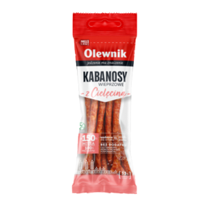 Kabanosy wieprzowe z cielęciną 105 g Olewnik